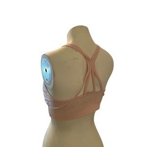 Marika Women Andy Seamless Sports Bra Padded Cup Insert Shoulder Straps Slips XL